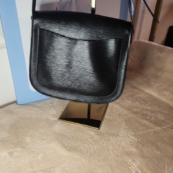 Louis Vuitton Saint Cloud  Black Epi  Leather Shoulder Bag With COA and Dustbag - Picture 2 of 13